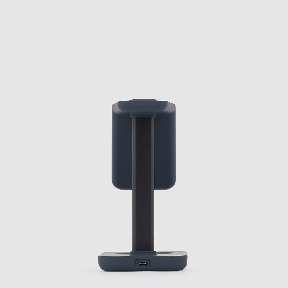 carica cellulare + iwatch + air pods da ipohne 12 in poi AC5978BM ANTRACITE PIQUADRO