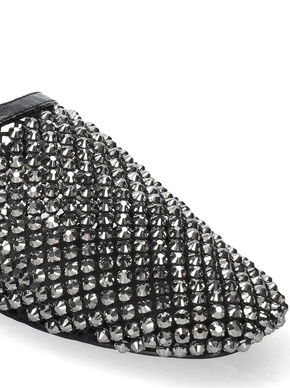 sabot swarosky tacco h 10mm 953 NERO BIBI LOU