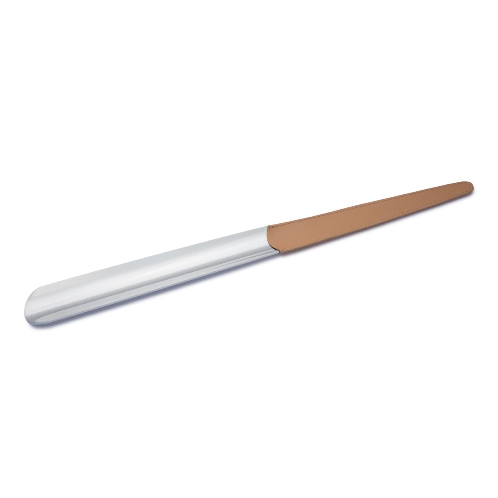 calzascarpe metallo e pelle liscia 0306 COGNAC UTILE 4