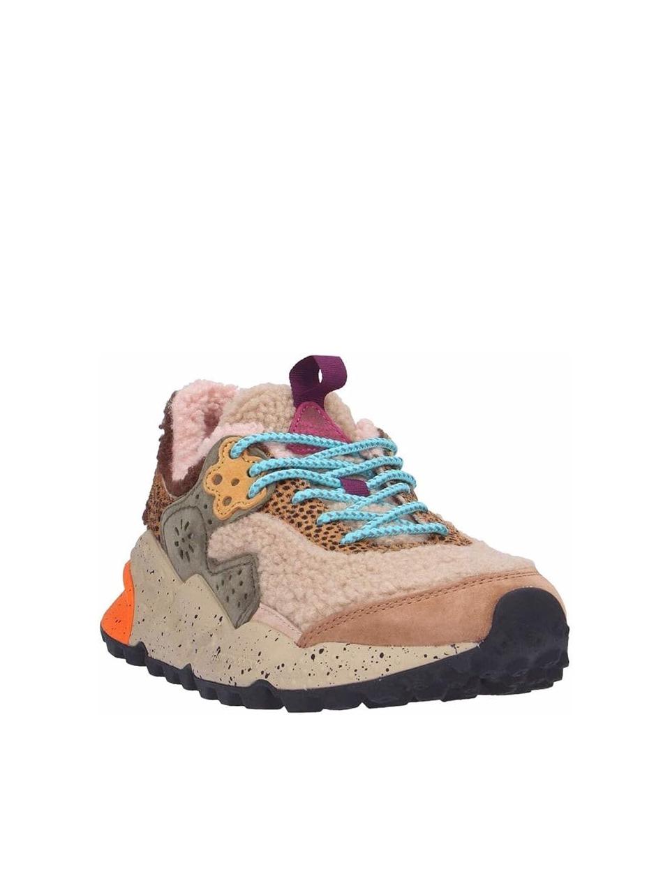 snakers kotetzu taddy KOTETZU3D66 TAUPE GRAY FLOWER MOUNTAIN