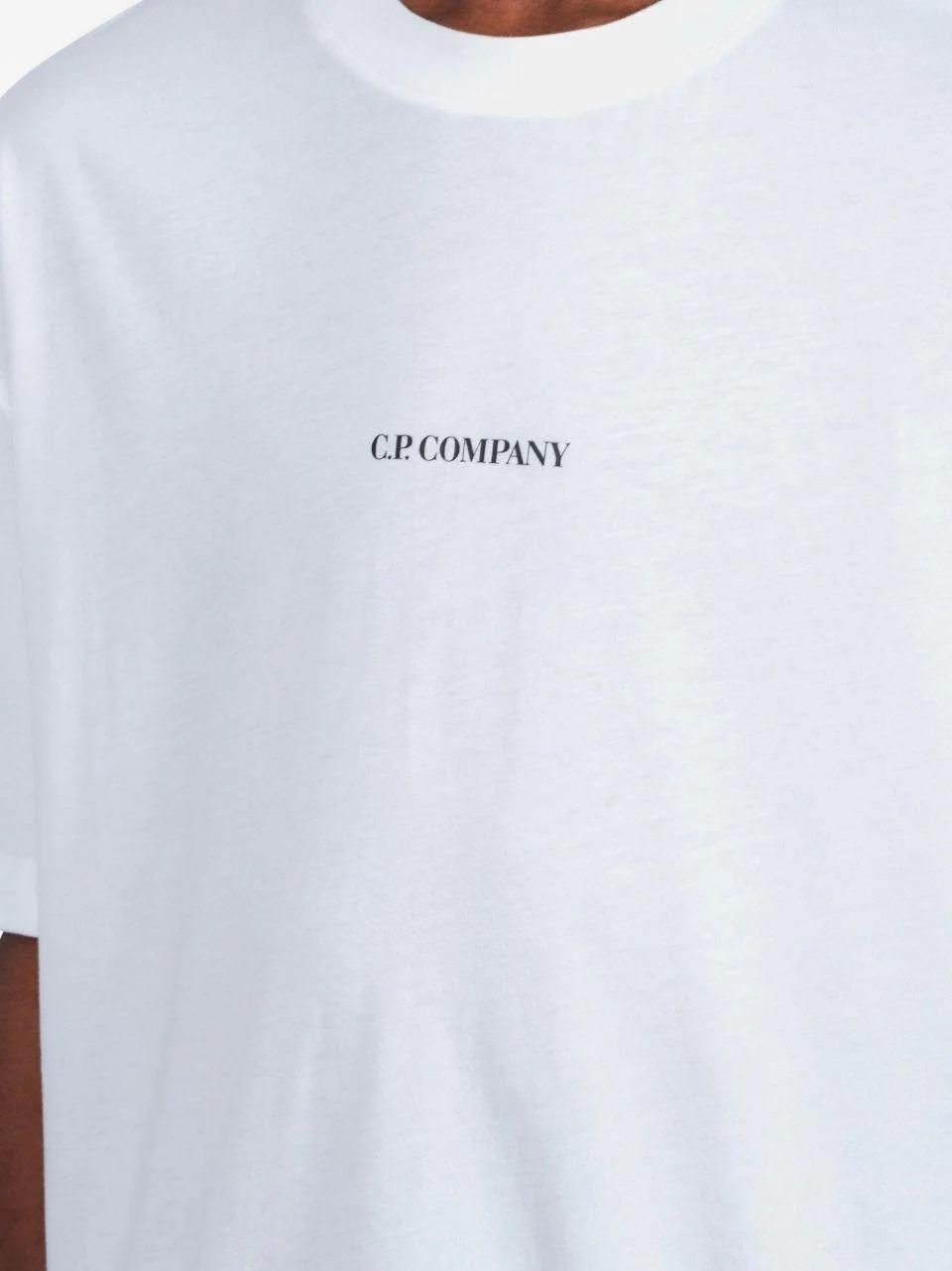 t shirt sigla back 20CMTS087A B C.P COMPANY