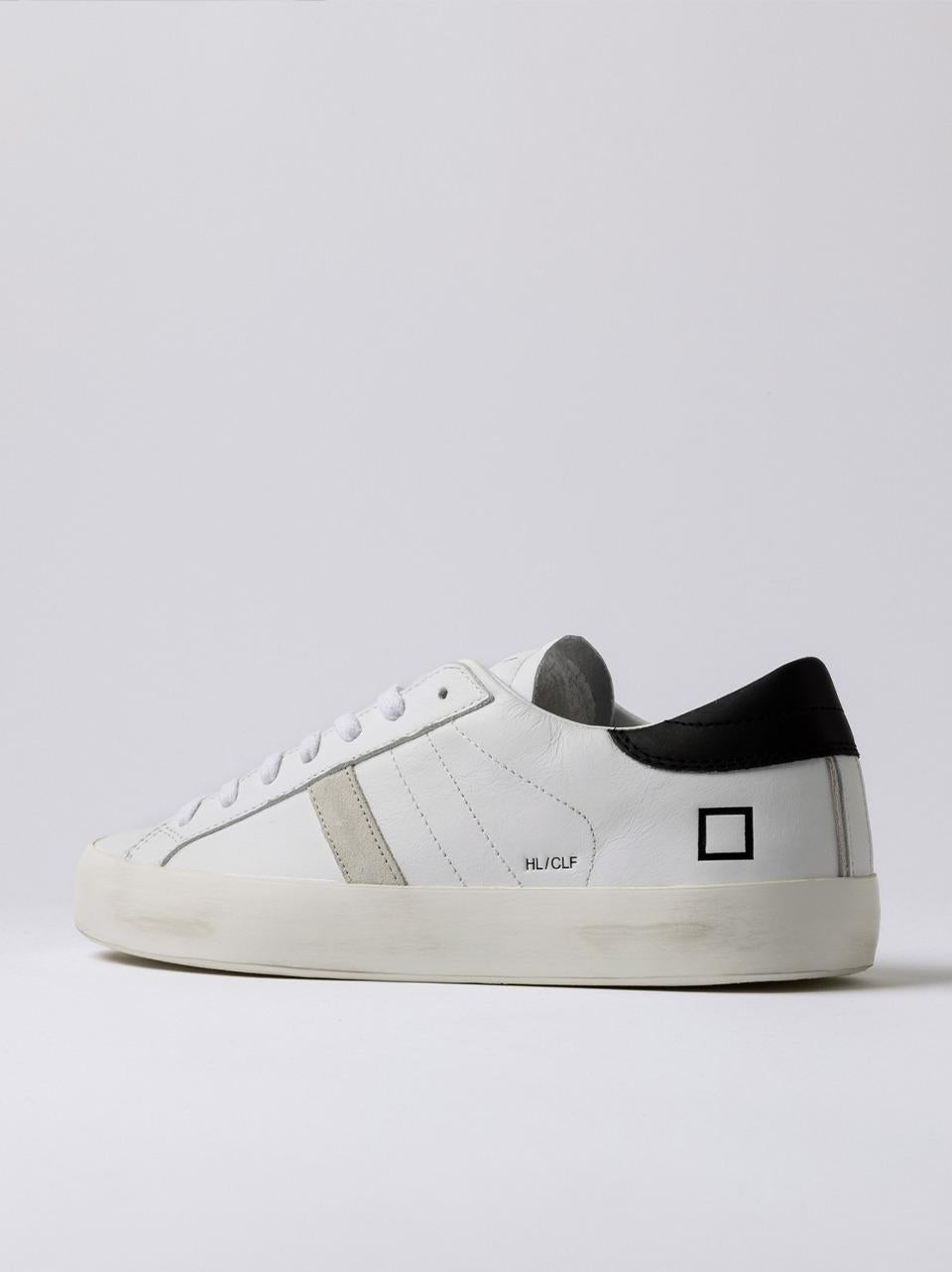 sneakers hill low HL-CA-WB WHITE BLACK D.A.T.E