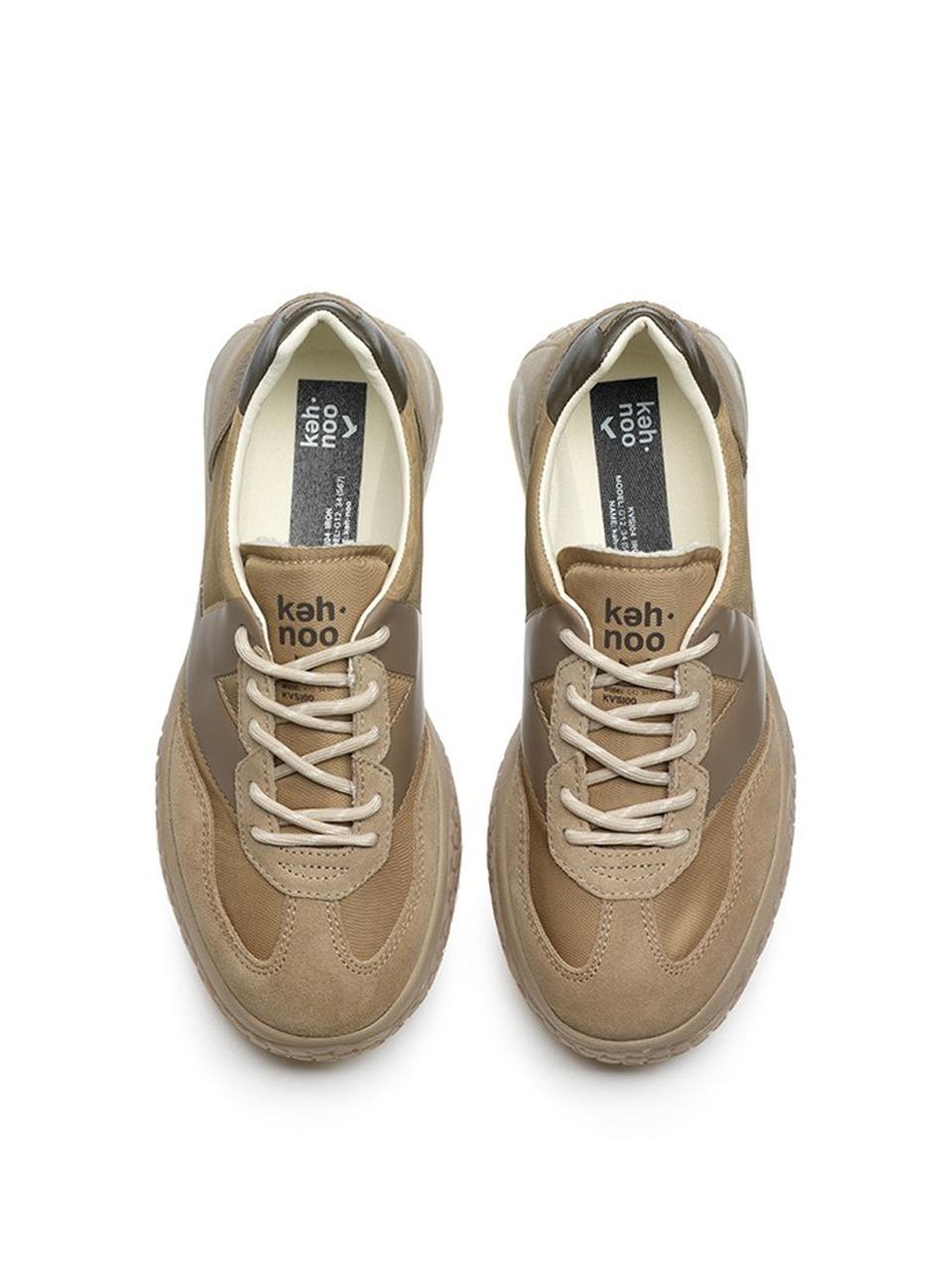 sneakers suola alta KW9768 446TAUPE\NUT Keh.noo