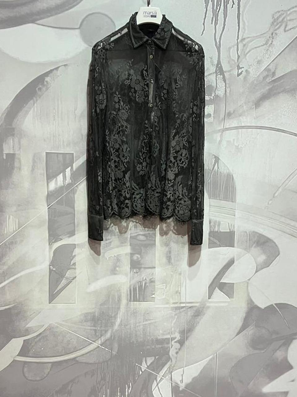 camicia pizzo M37F0175 A Souvenir