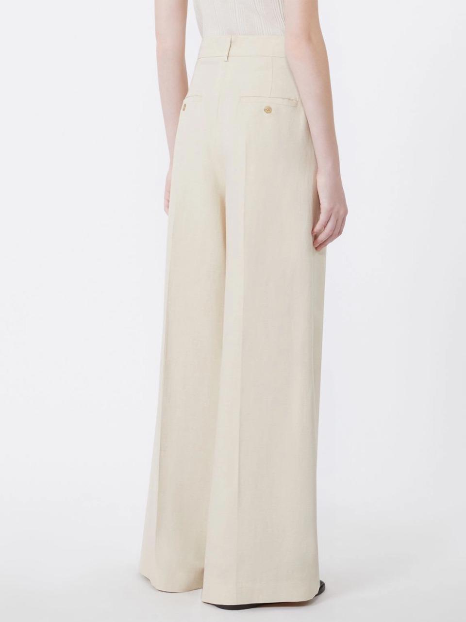 pantalone lino viscosa VELIERO INTONACO WEEKEND by Max Mara