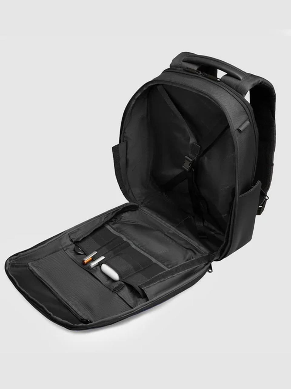 zaino 15,6'' tessuto riciclato e pelle CA6928S143BM NERO PIQUADRO