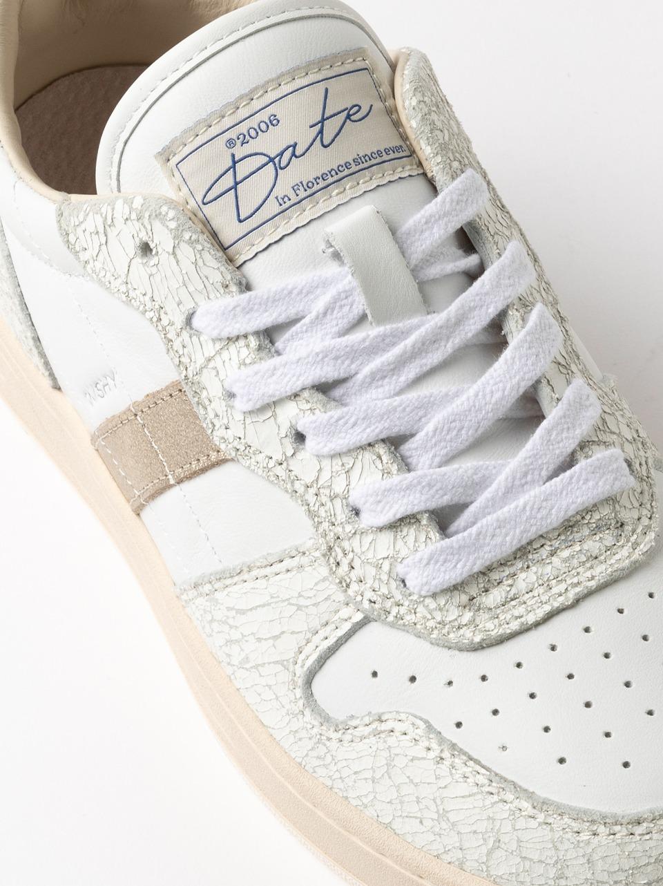sneakers court2.0 CR-SH-GP BIANCO PLATINO D.A.T.E