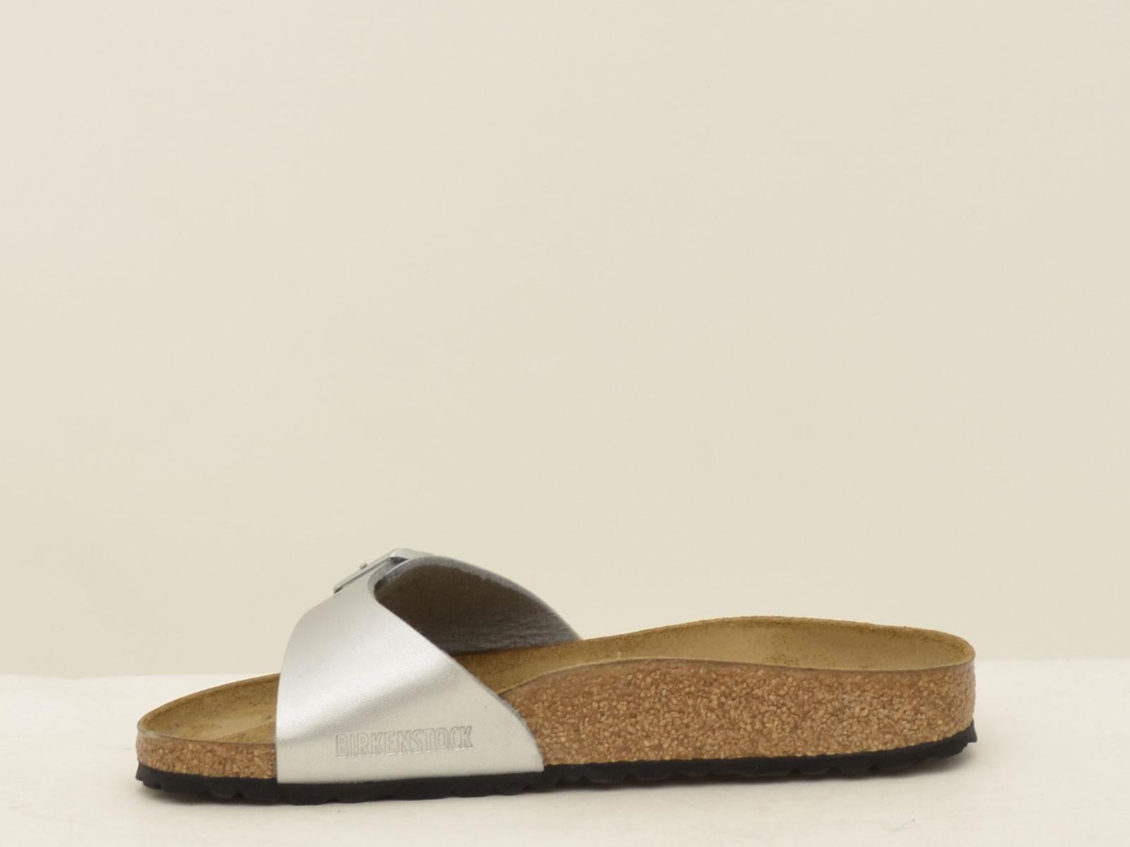 sabot madrid MADRID040413 SILVER BIRKENSTOCK