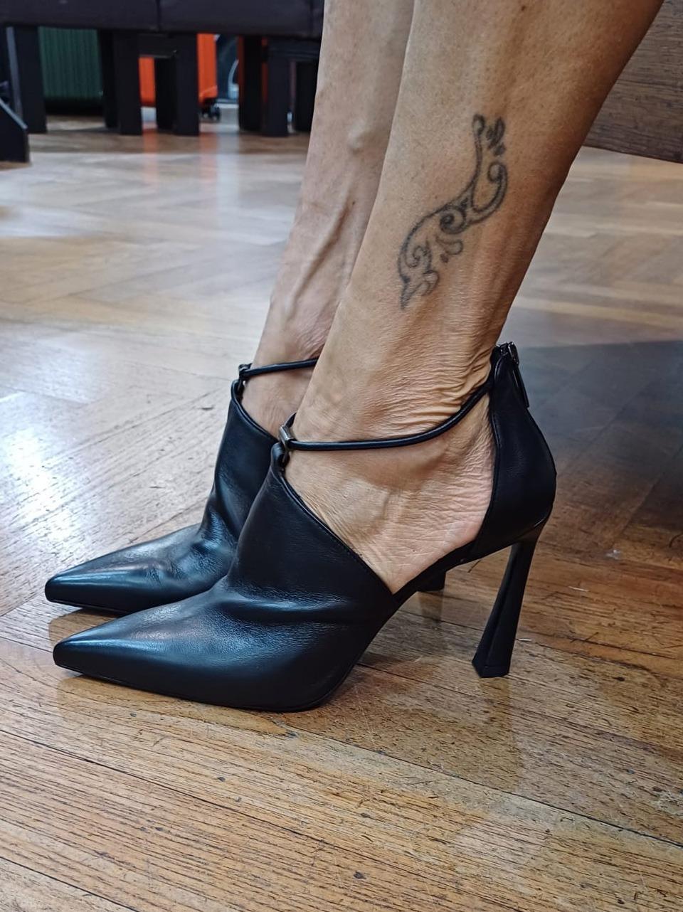 stivaletto malleolo h 90mm 2451 NERO CHANTAL