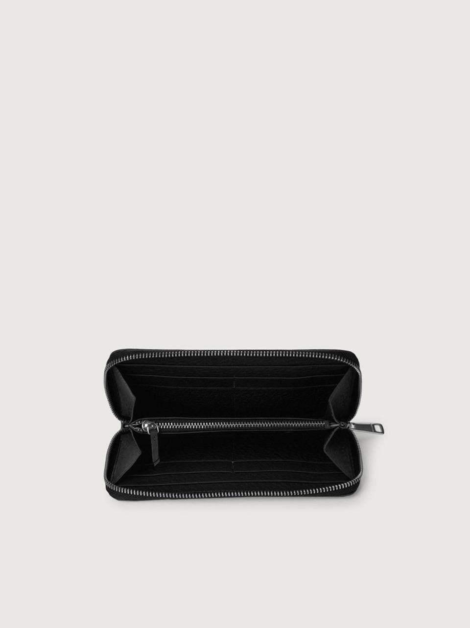 portafogli zip around grande SD0047SOFT NERO ORCIANI