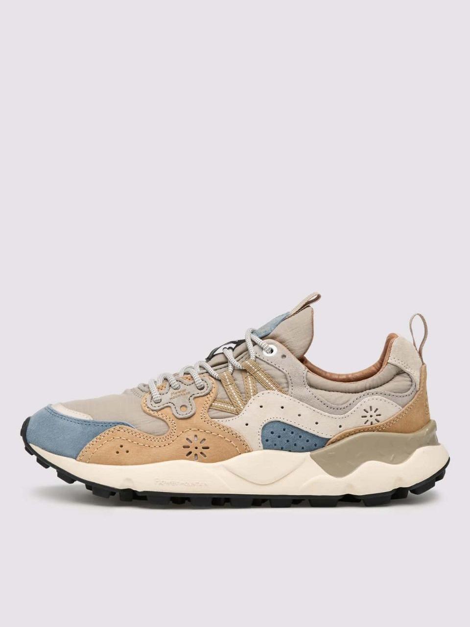 sneakers yamano 3 YAMANO31B97 GRIGIO SABBIA FLOWER MOUNTAIN