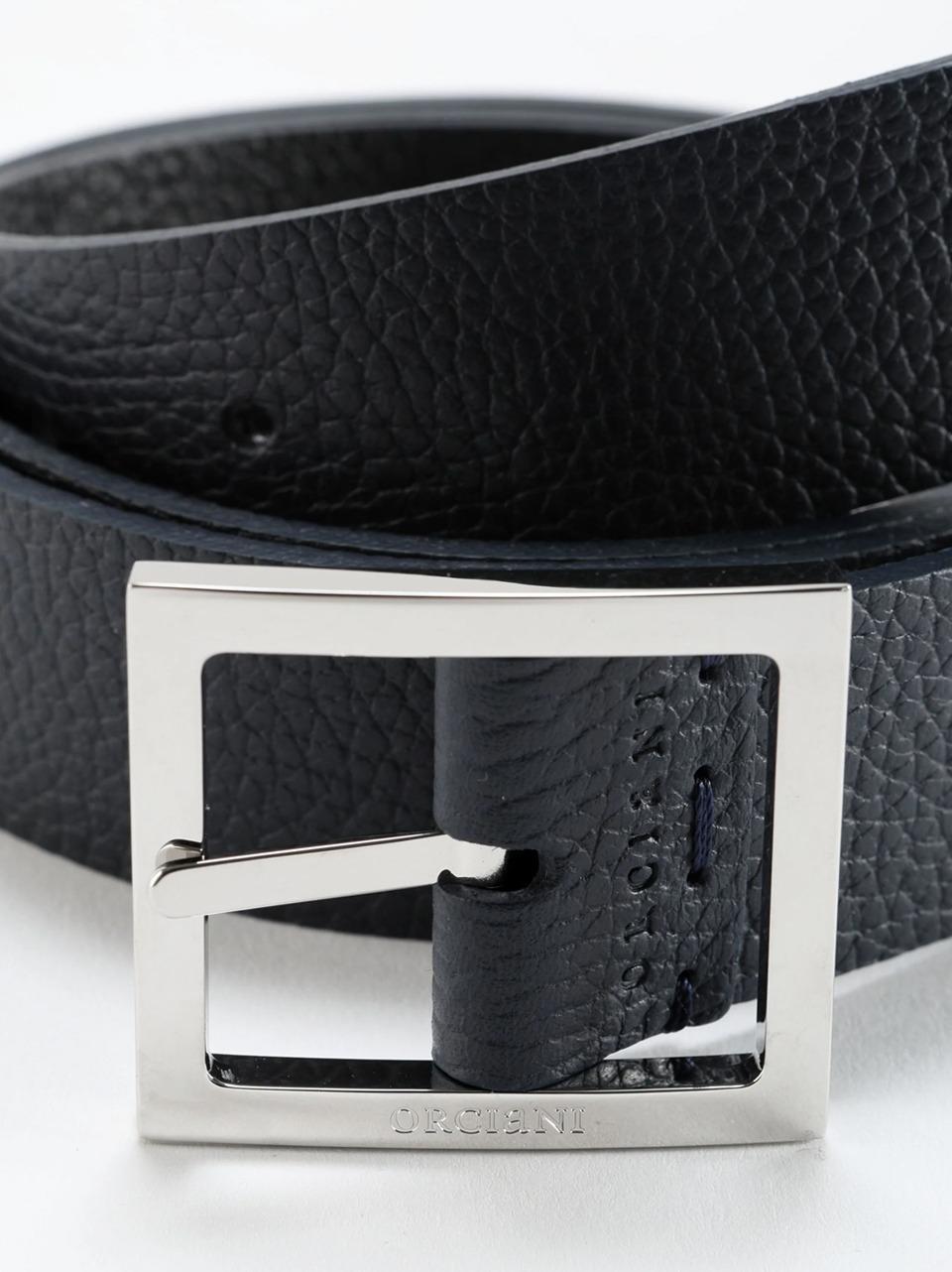 cintura in dollaro reversibile hh35 UO8311DOLLARO BLU\NERO ORCIANI