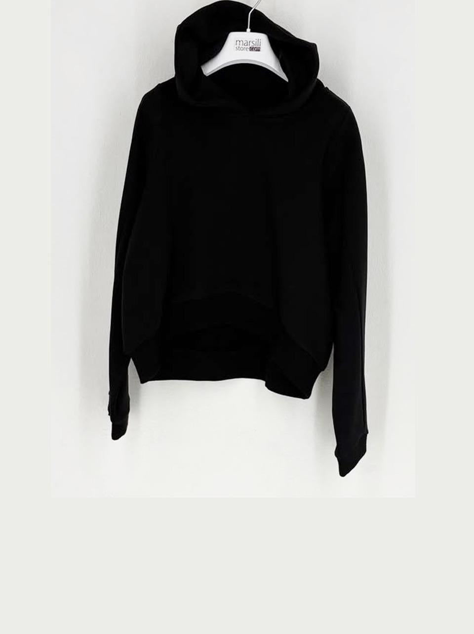 felpa cropped cappuccio BENNY N MACRON