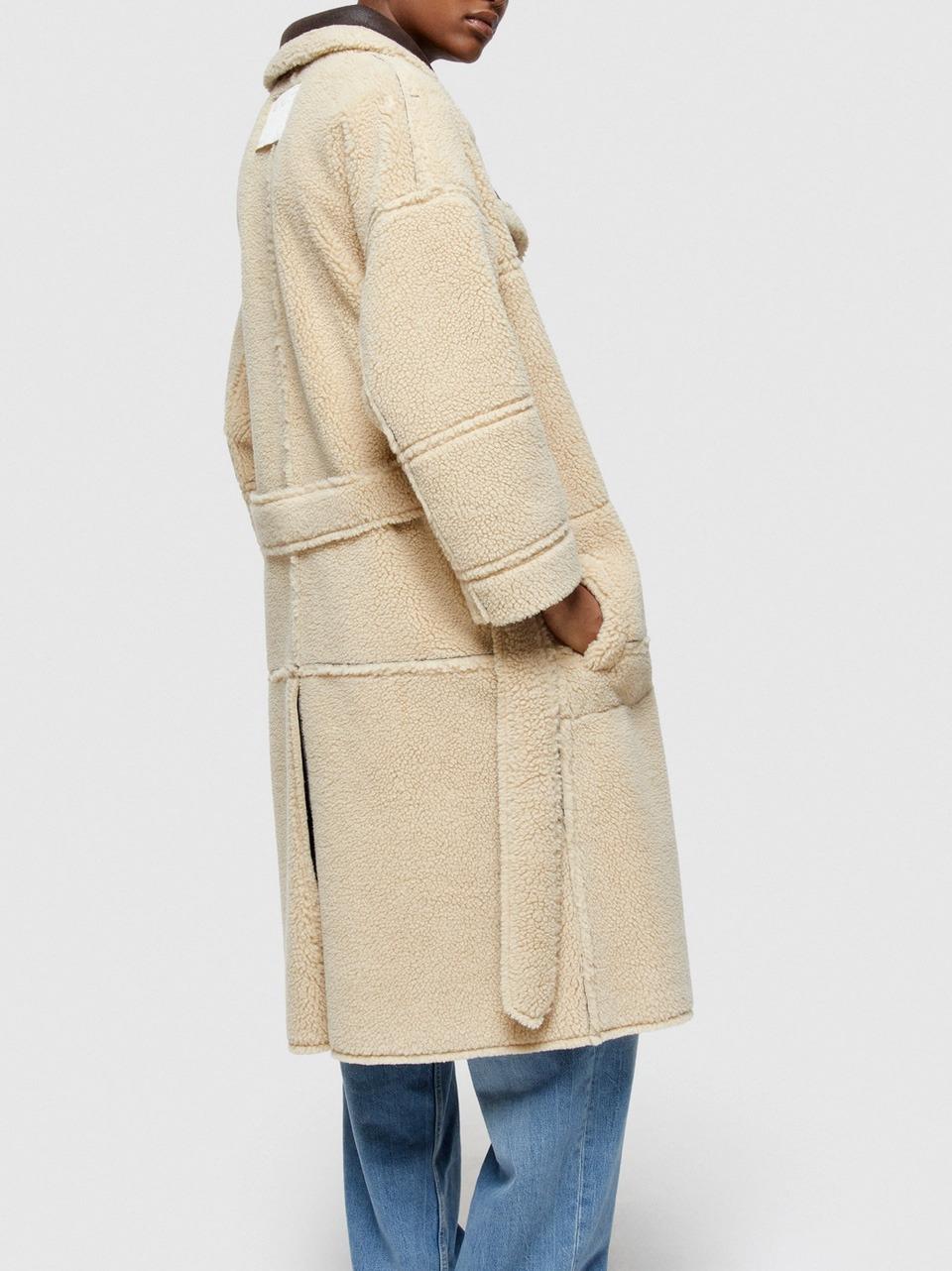 ecoshearling reversibile 9263 6603 oof