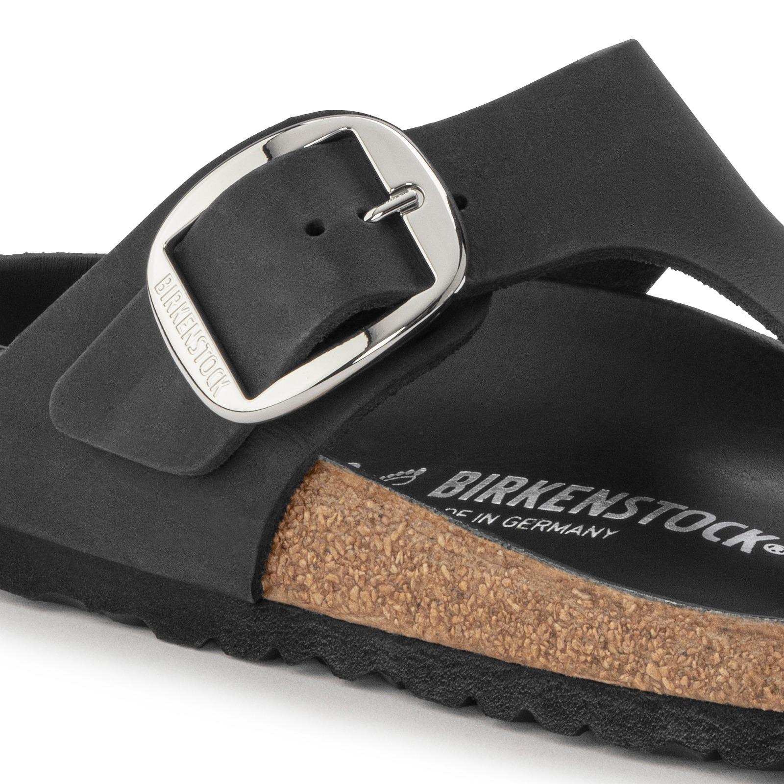 sandalo gizeh big buckle GIZEH1018753 BLACK BIRKENSTOCK