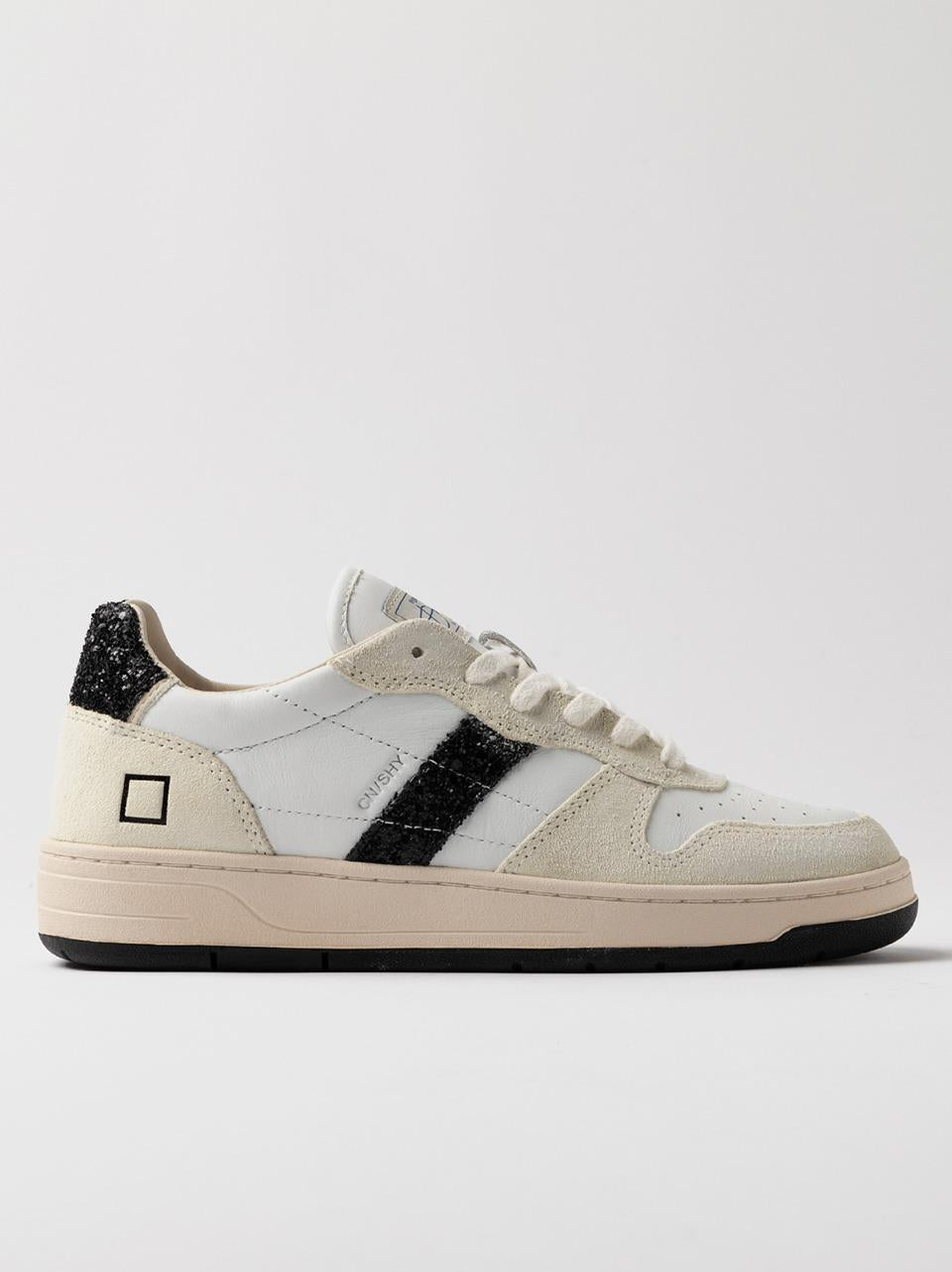 sneakers court2.0 CR-SH-GB BIANCO NERO D.A.T.E