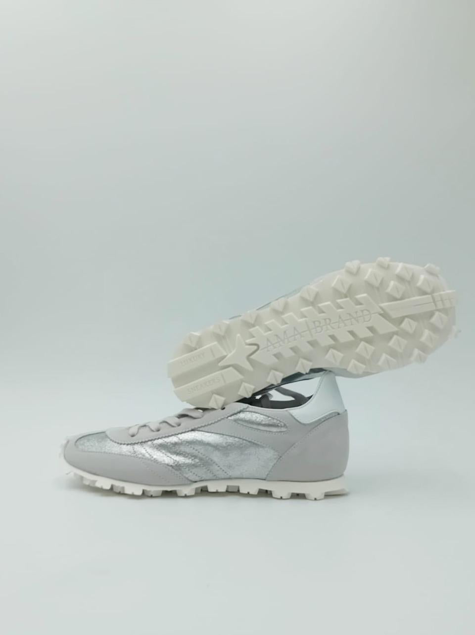 sneakers atletic 4656 SILVER AMA brand