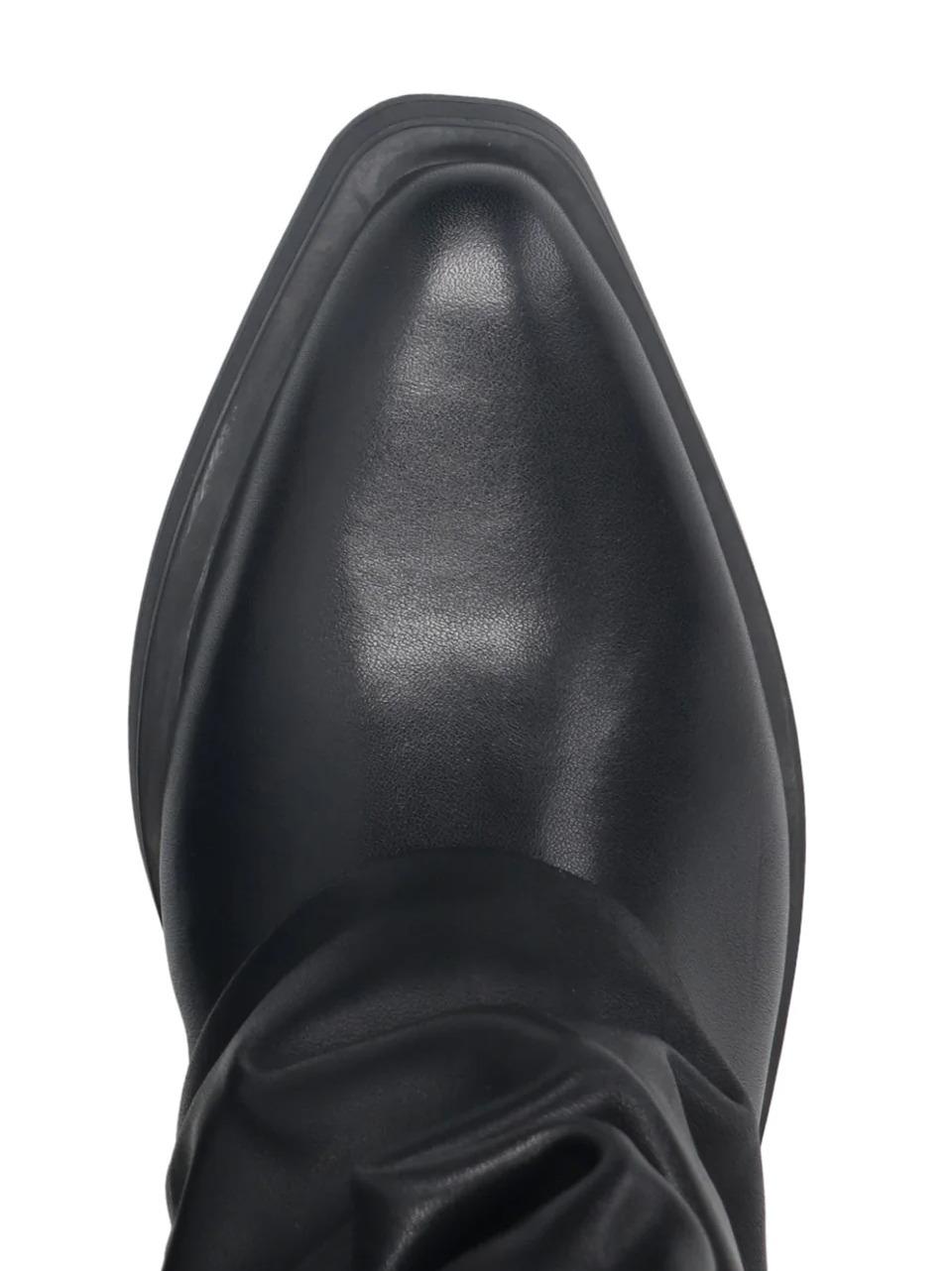 stivaletto crincle LOREN COMBO A NERO ASH