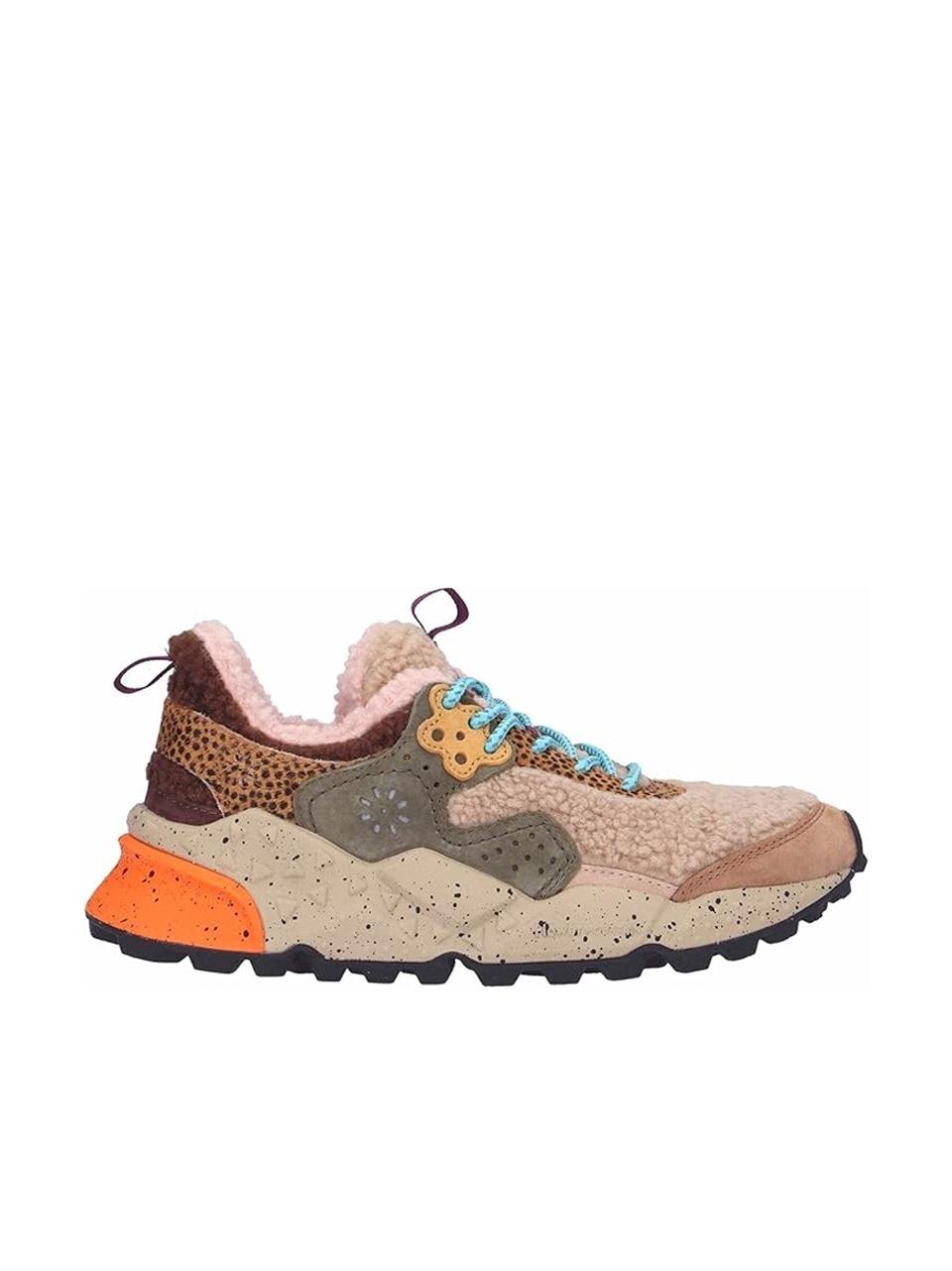 snakers kotetzu taddy KOTETZU3D66 TAUPE GRAY FLOWER MOUNTAIN