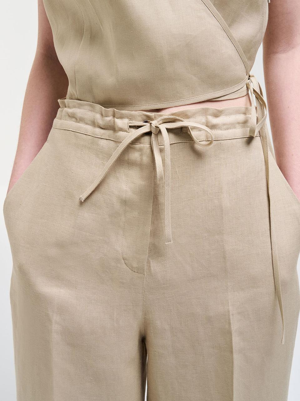 pantalone lino 0601R P COLMAR