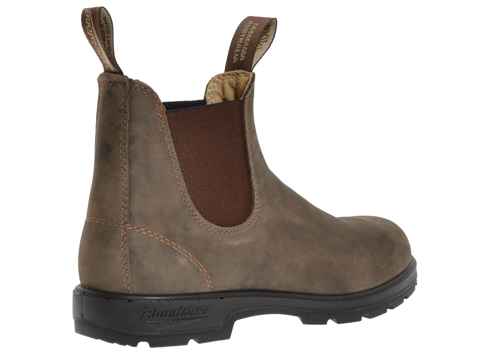 beatles elastico testa di moro 585 BC RUSTIC BROWN LEATHER Blundstone