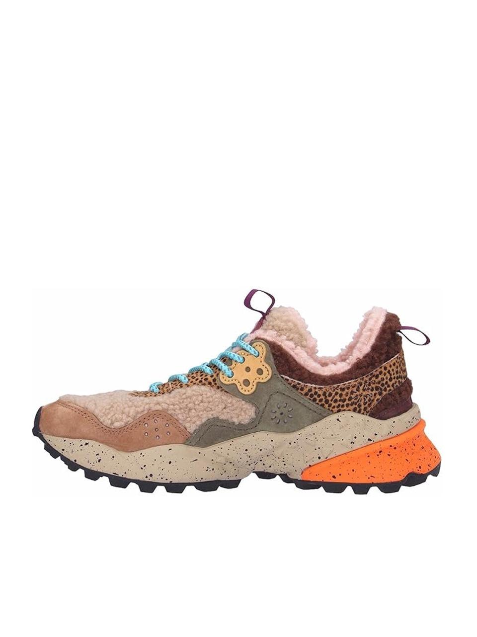snakers kotetzu taddy KOTETZU3D66 TAUPE GRAY FLOWER MOUNTAIN