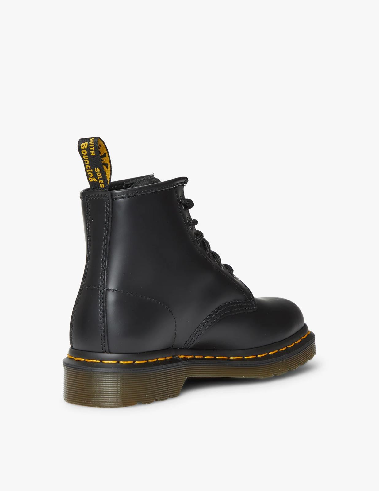 101 ys anfibio 6 afori cucitura gialla smooth 101YS26230001 BLACK Dr Martens