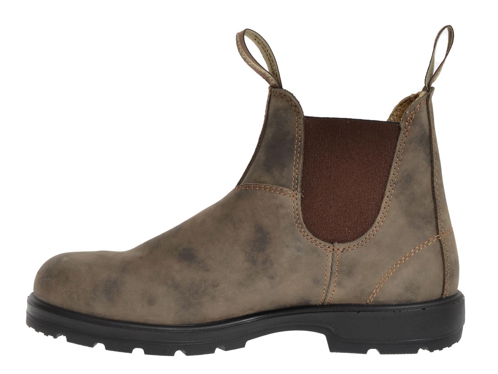 beatles elastico testa di moro 585 BC RUSTIC BROWN LEATHER Blundstone
