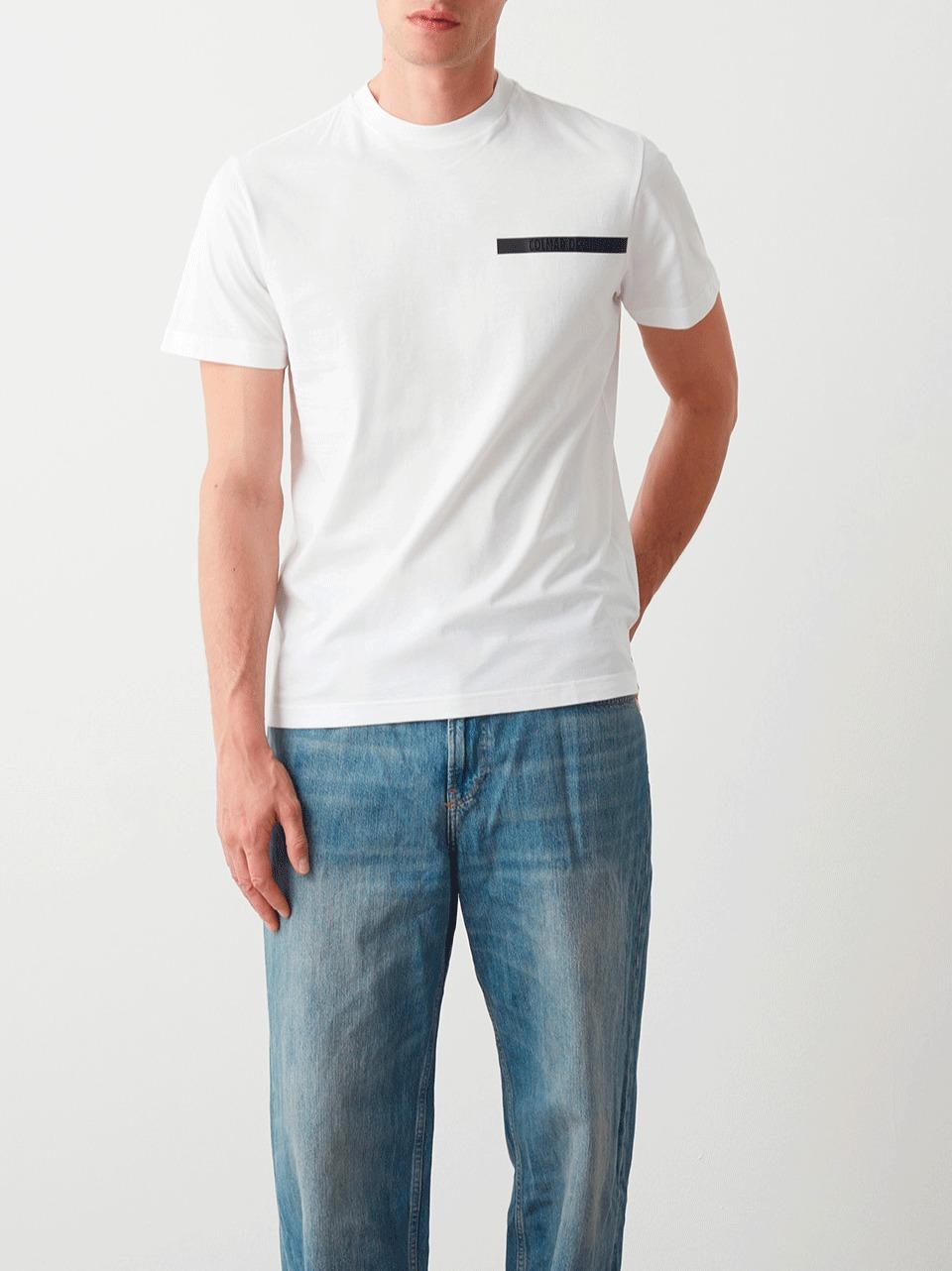 t shirt stripes nero 7523 B COLMAR