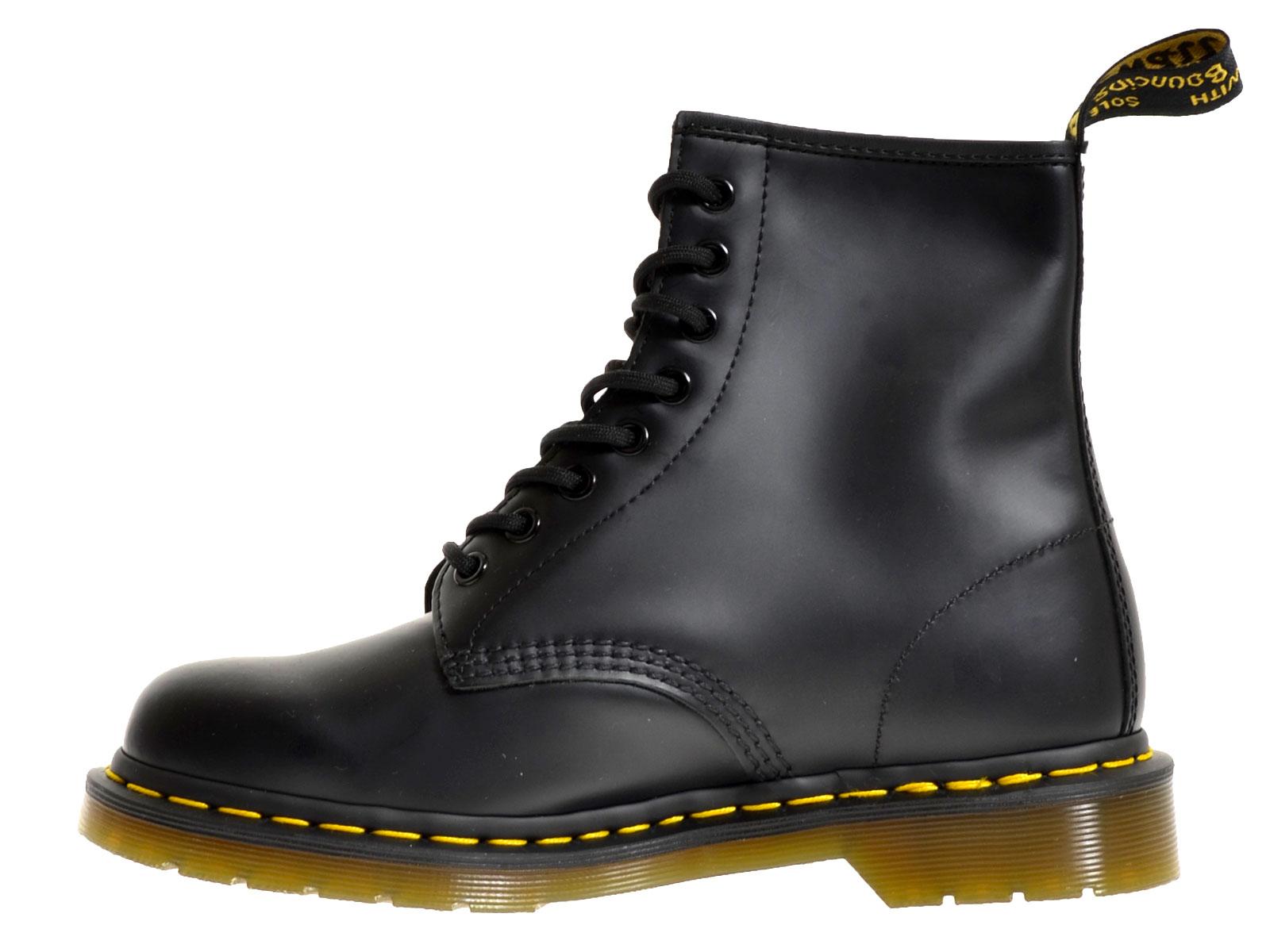 1460 anfibio 8 fori smooth 1460SMOOTH11822006 BLACK Dr Martens
