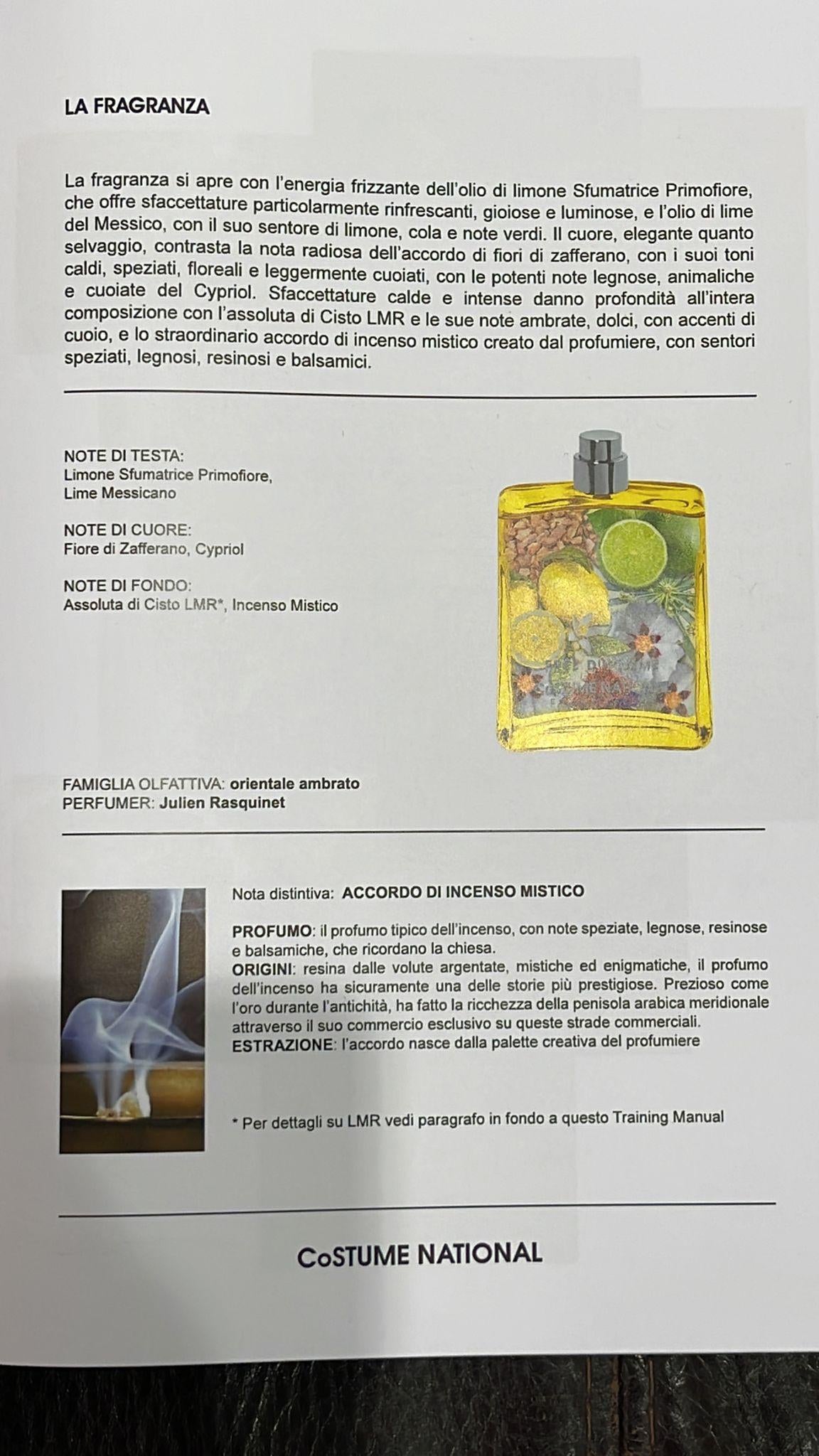 free d'homme edp 50 ml FREE DHOMME EDP 50 ML GIALLO CoSTUME NATIONAL