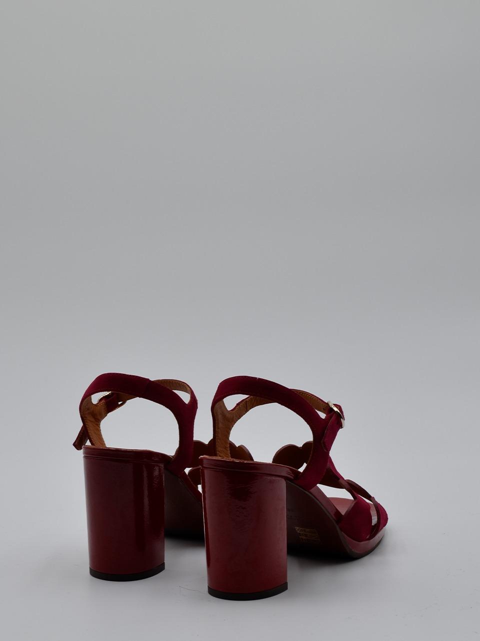 sandalo con cerchi tacco h 90mm PAYSA CERISE CHIE MIHARA