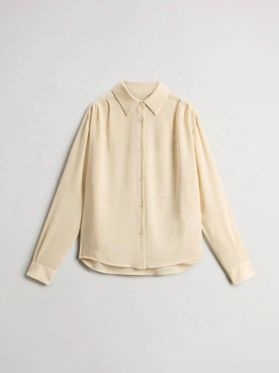 camicia garzata CFWWSI2000 FRUT 5037 MILKY WOOLRICH