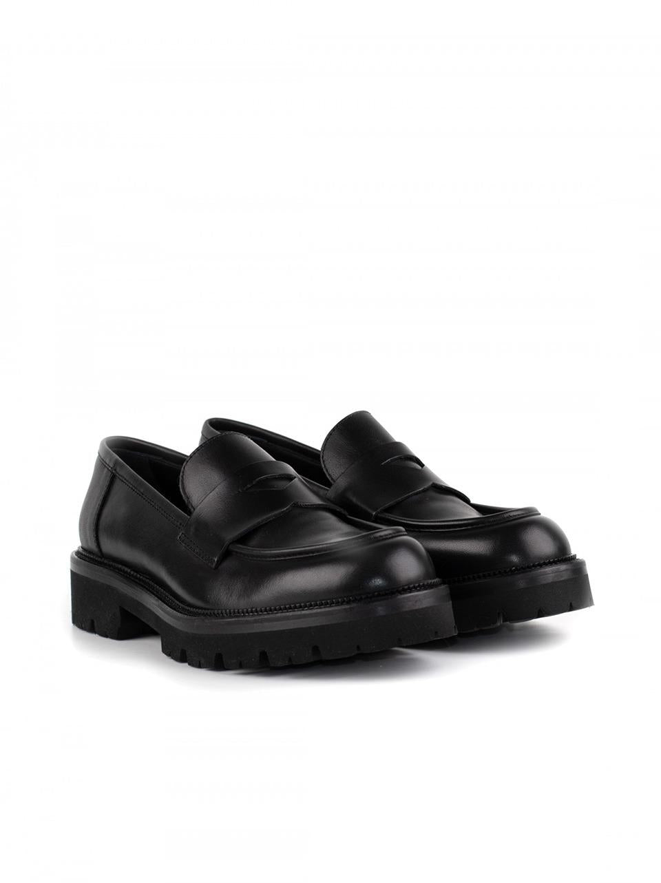 mocassino con passante 3276 FOULARDNERO MAT:20