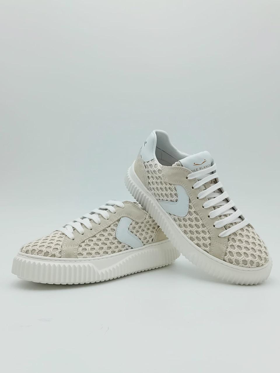 sneakers lipari LIPARI 0E07-2017542 CREAM\OFF WHITE VOILE BLANCHE