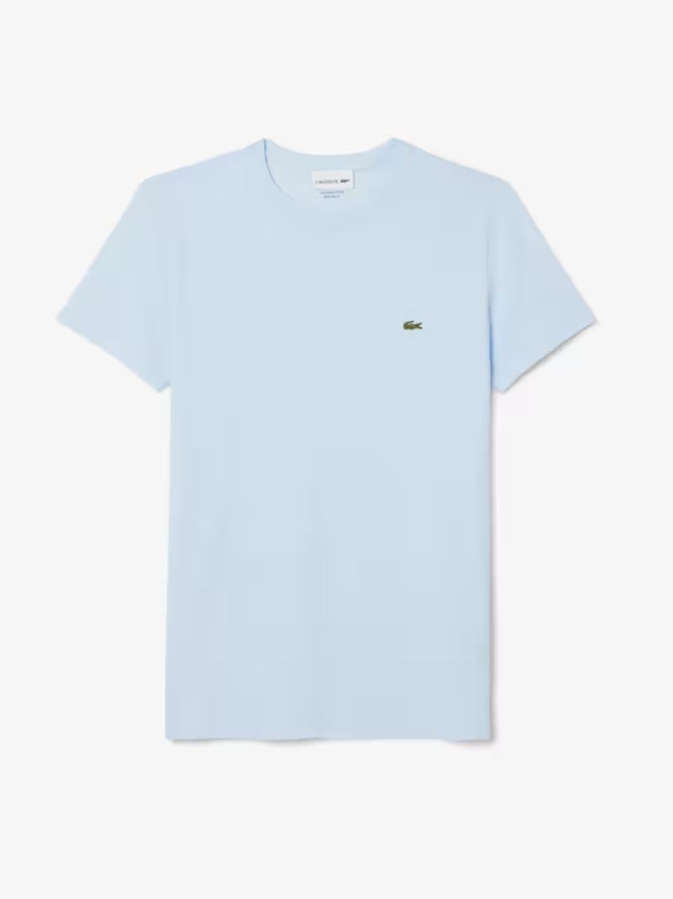 t shirt in pima TH6709 T01 LACOSTE