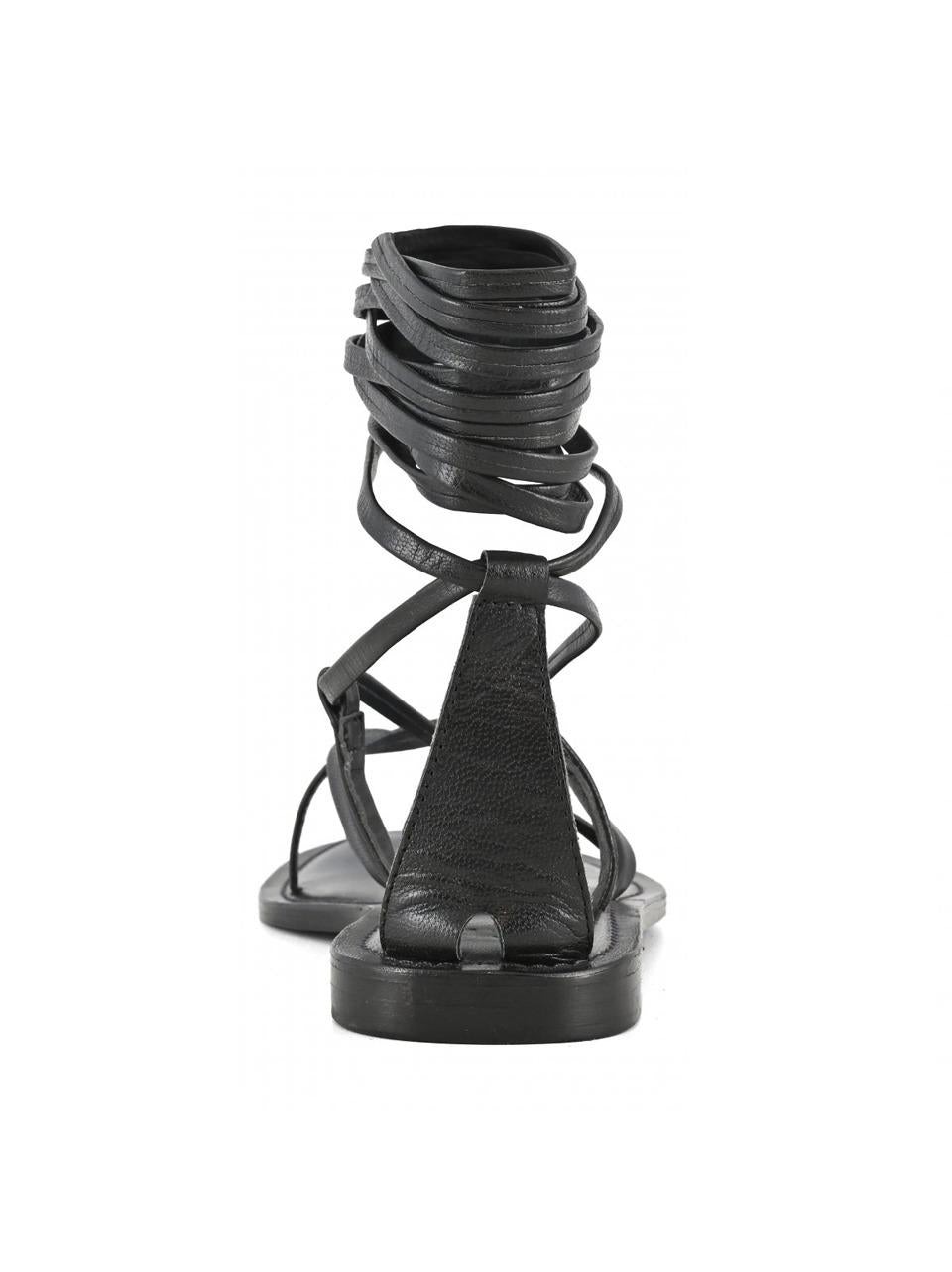 sandalo flat infradito alla schiava R2250002 BLACK CB FUSION