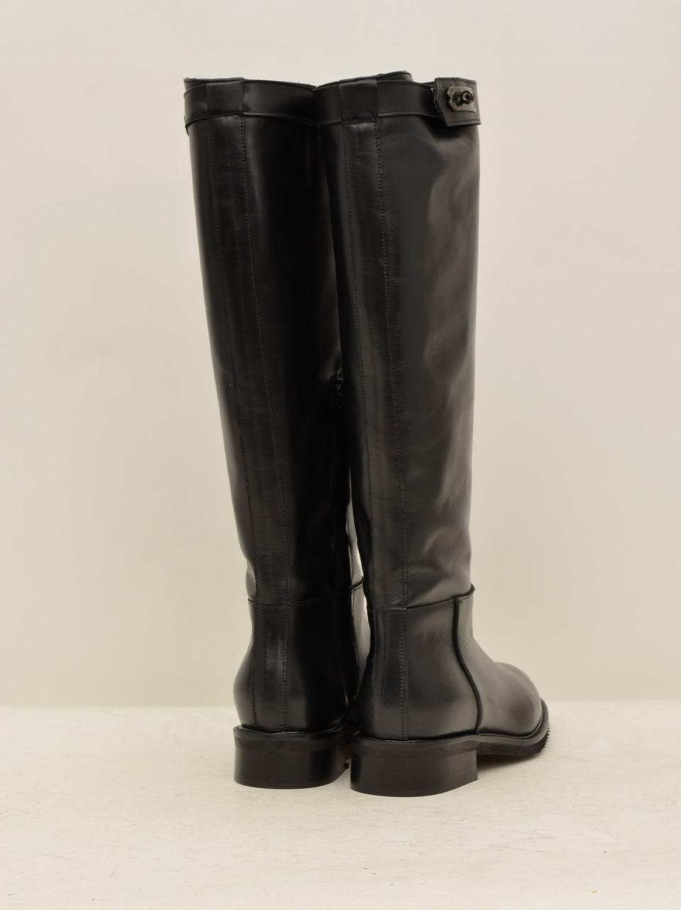 stivale a tubo A130 NERO CUIR NOIR