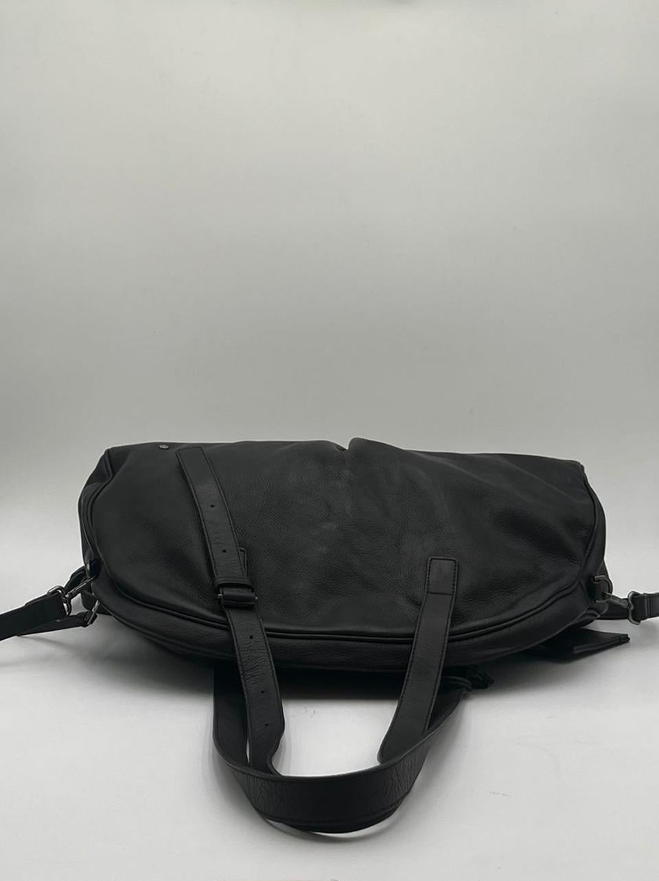 borsa grande con maici e tracolla BS9104 NERO REHARD