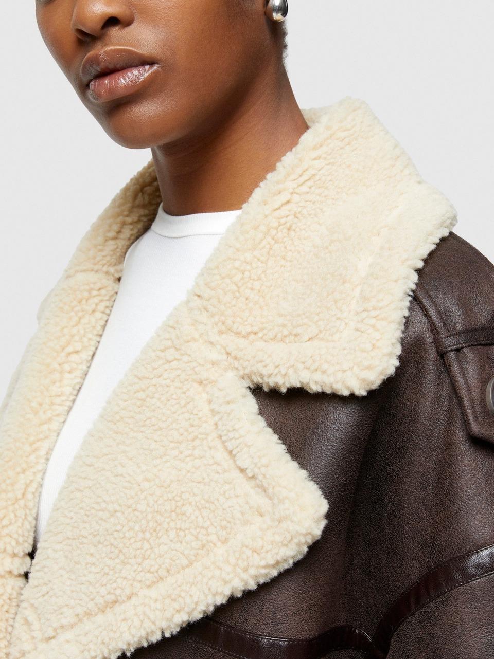 ecoshearling reversibile 9263 6603 oof