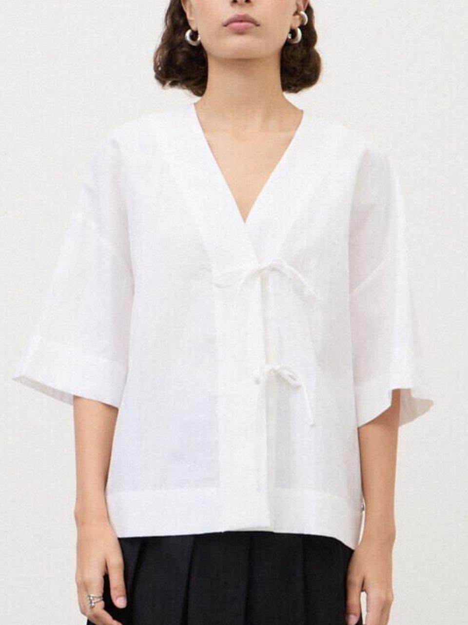 camicia fiocco AAG DC5261 B ottod'ame