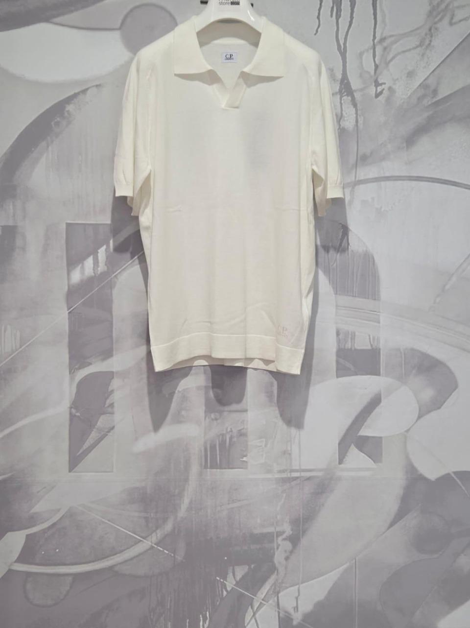 polo in crepe 20CMKN104A B C.P COMPANY