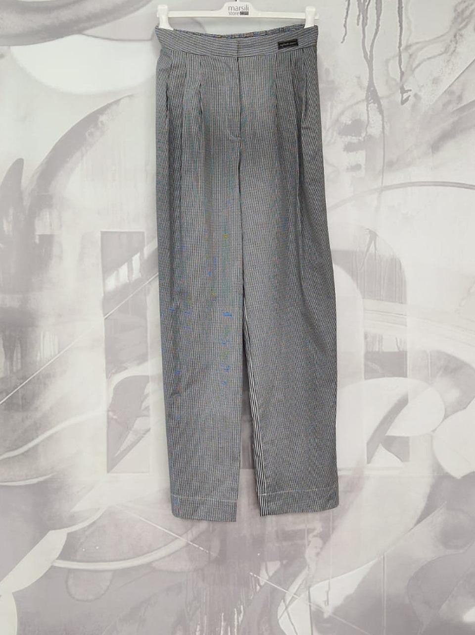pantalone a palazzo CZC DP9994 BN ottod'ame