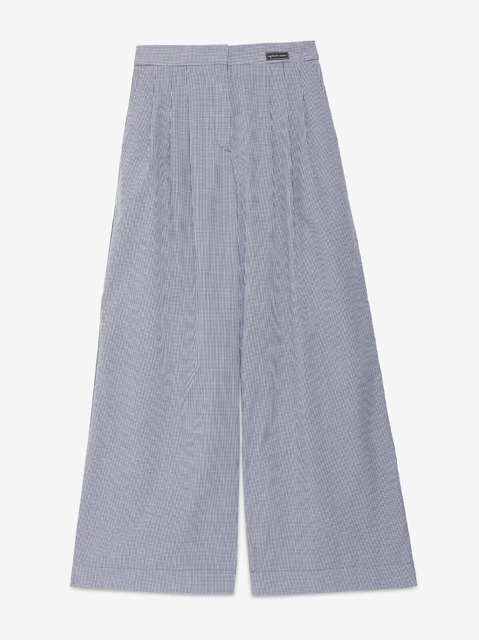 pantalone a palazzo CZC DP9994 BN ottod'ame
