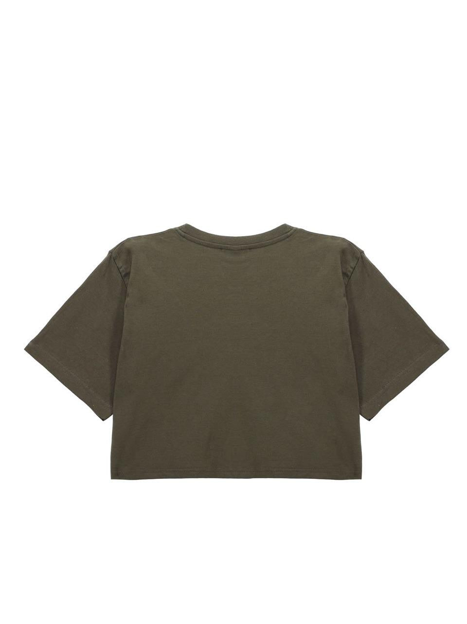 t shirt cropped logo 5344 M ANIYE BY