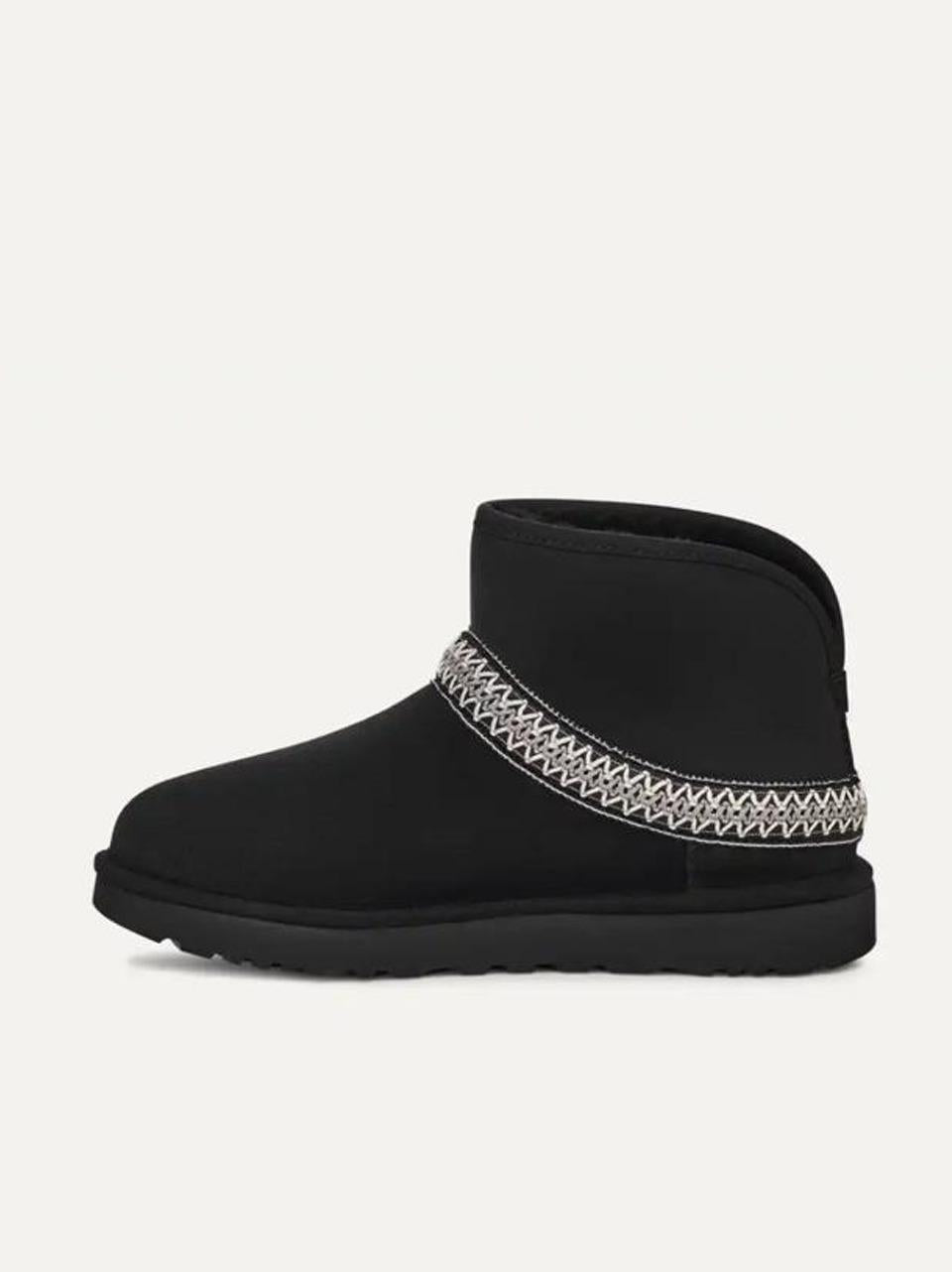 CLASSIC MINI CRESCENT BLACK Ugg
