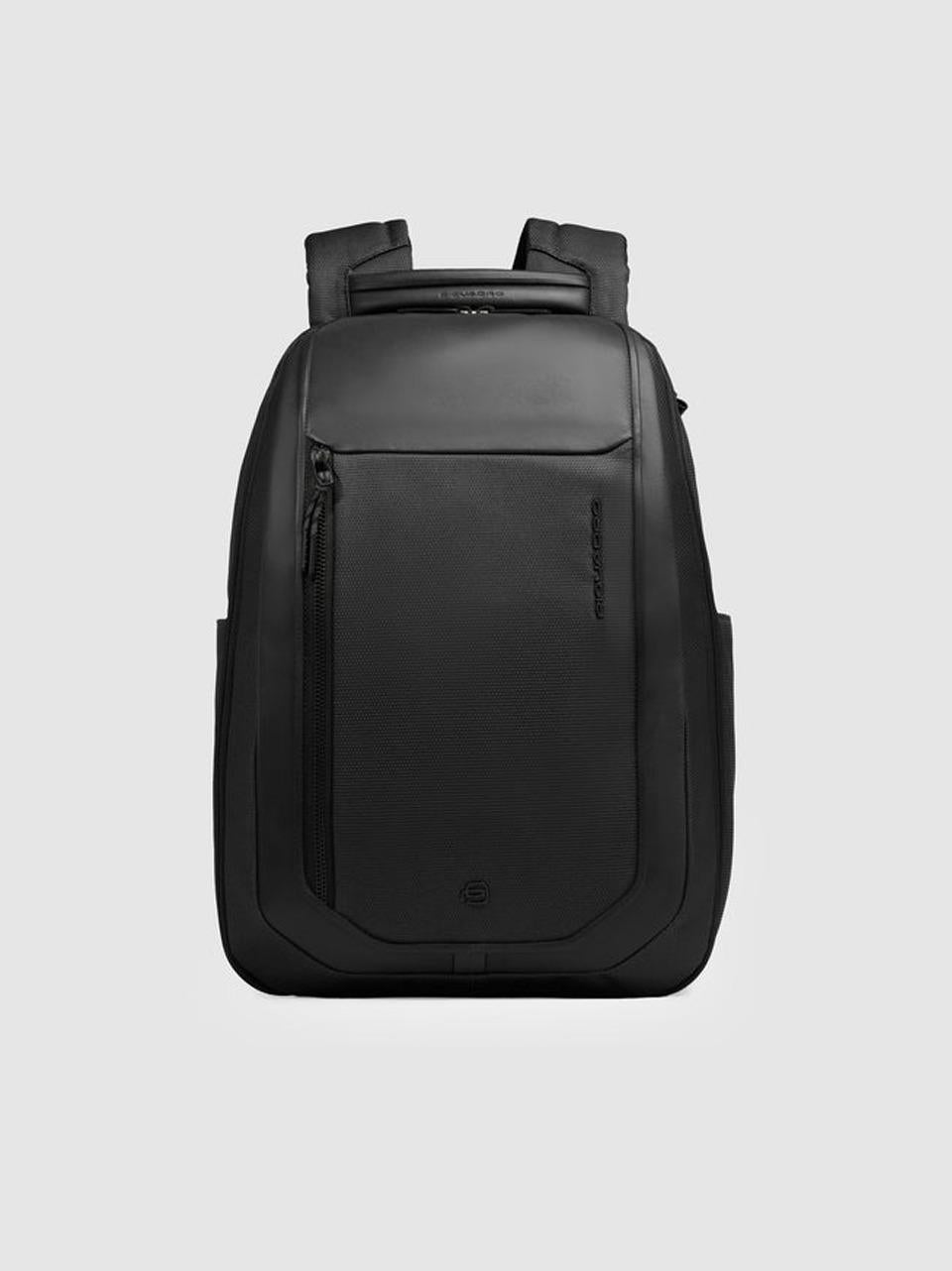 zaino 15,6'' tessuto riciclato e pelle CA6928S143BM NERO PIQUADRO