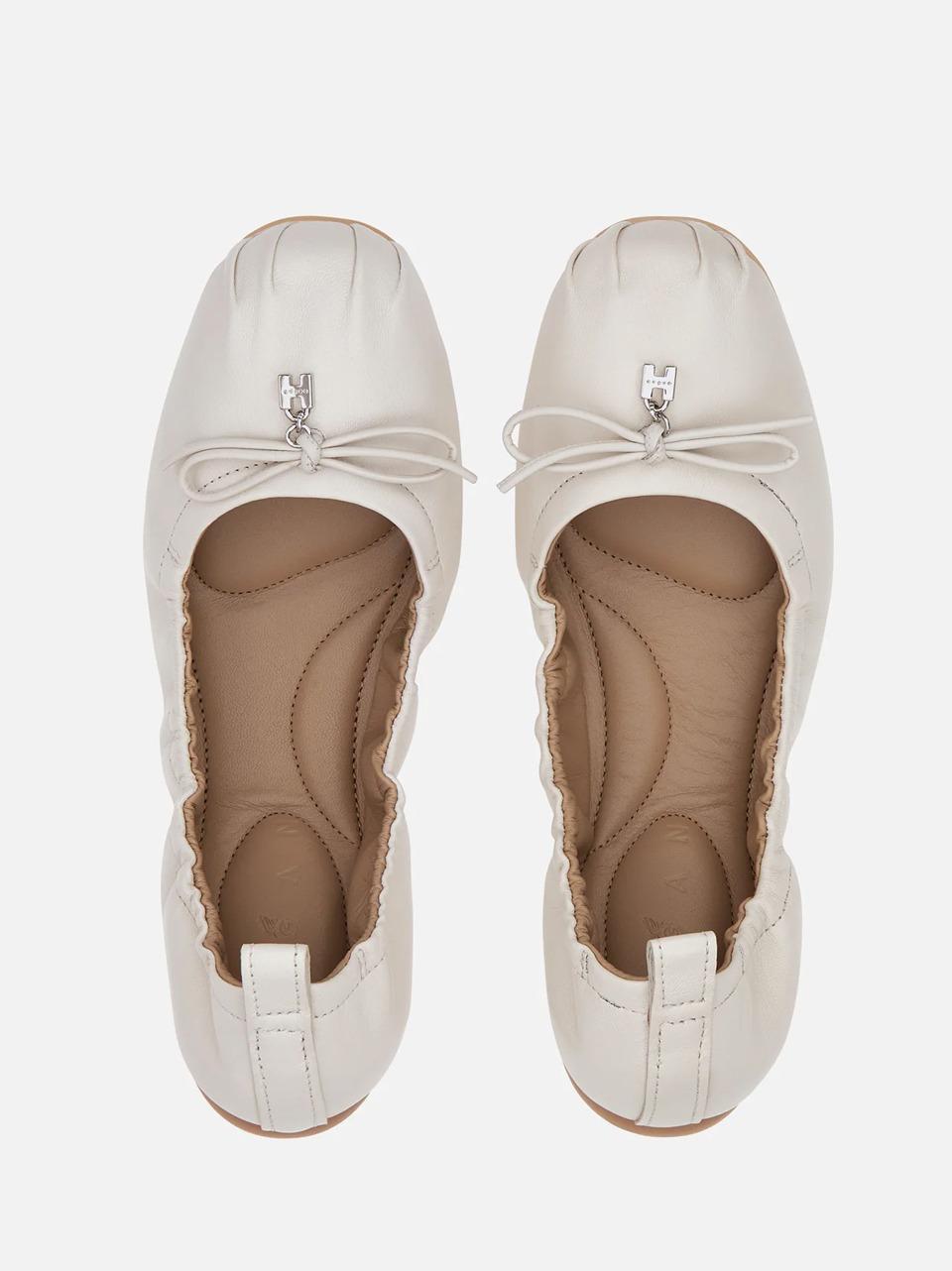 ballerina con fiocchetto HXW6840FP80QZBB013 BIANCO HOGAN