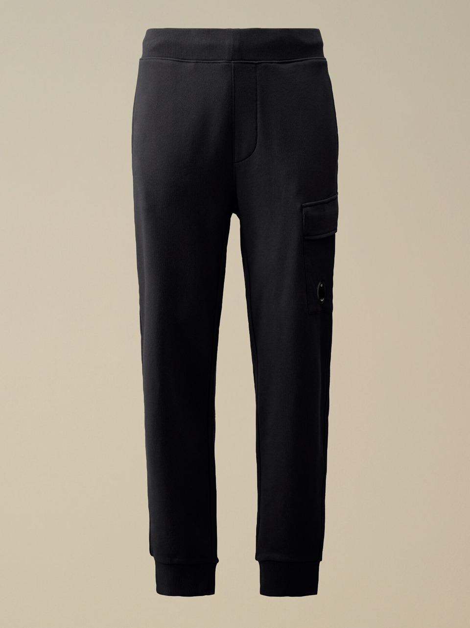 pantalone in felpa con tasca laterale 18CMSP017A005086W 888 C.P COMPANY