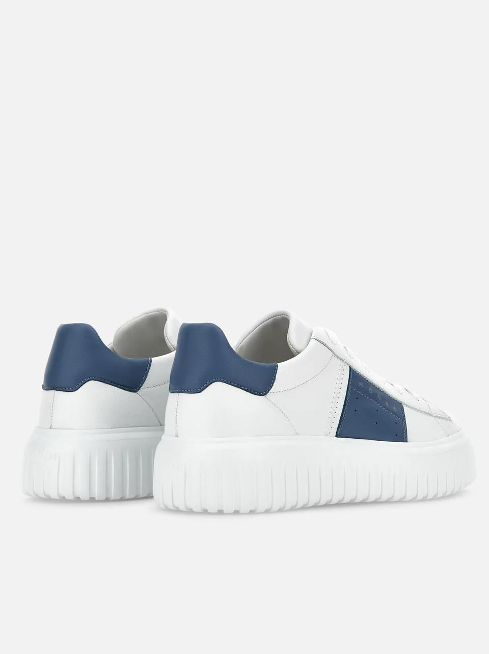 sneakers H-Stripes con banda HXM6450FO70LE9144T BIANCO AVIO HOGAN